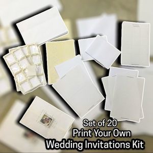 Wilton's Complete Invitation Kit - NIB, 20 DIY Print Your Own Wedding Invitation